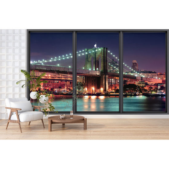 Carta da parati panoramica - Illusione ottica - New York