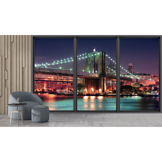 Carta da parati panoramica - Illusione ottica - New York