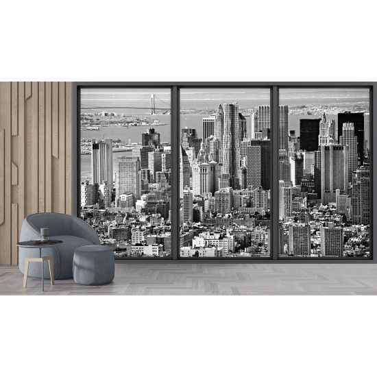 Carta da parati panoramica - Illusione ottica - New York