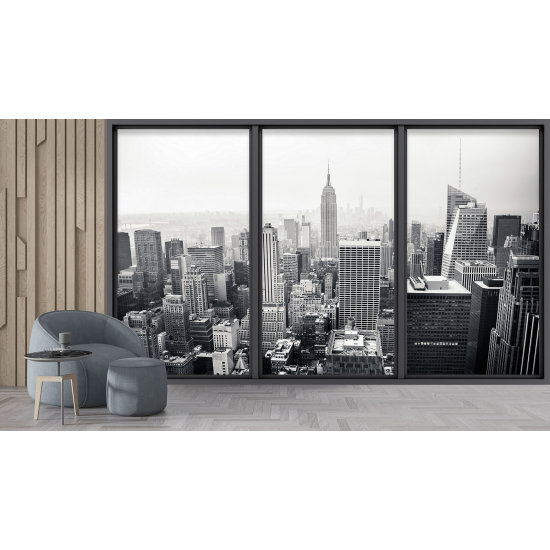 Carta da parati panoramica - Illusione ottica - New York