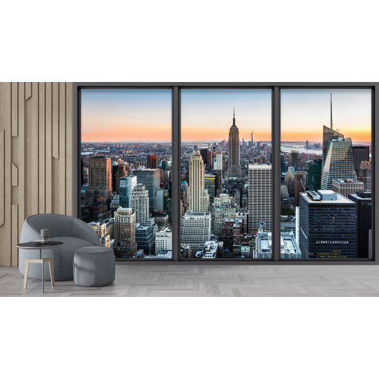 Carta da parati panoramica - Illusione ottica - New York