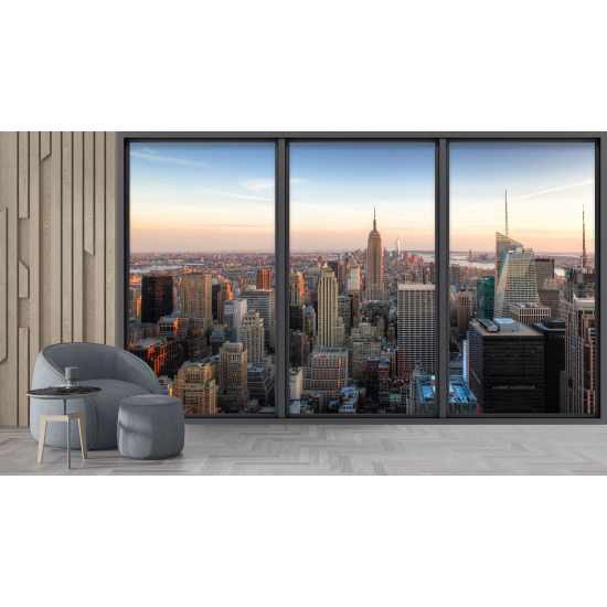 Carta da parati panoramica - Illusione ottica - New York