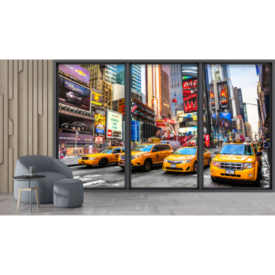 Carta da parati panoramica - Illusione ottica - New York