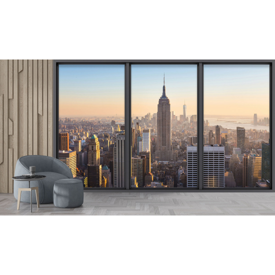 Carta da parati panoramica - Illusione ottica - New York