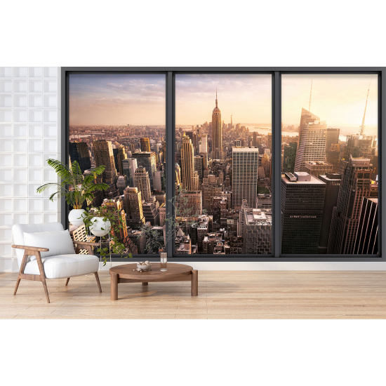 Carta da parati panoramica - Illusione ottica - New York