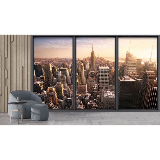 Carta da parati panoramica - Illusione ottica - New York