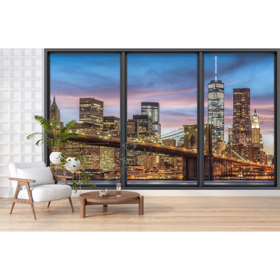 Carta da parati panoramica - Illusione ottica - New York