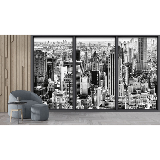 Carta da parati panoramica - Illusione ottica - New York