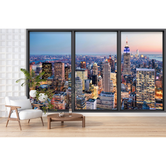 Carta da parati panoramica - Illusione ottica - New York