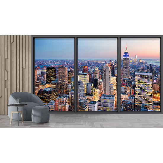 Carta da parati panoramica - Illusione ottica - New York