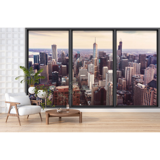 Carta da parati panoramica - Illusione ottica - New York