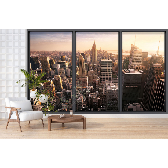 Carta da parati panoramica - Illusione ottica - New York