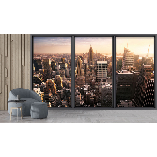 Carta da parati panoramica - Illusione ottica - New York