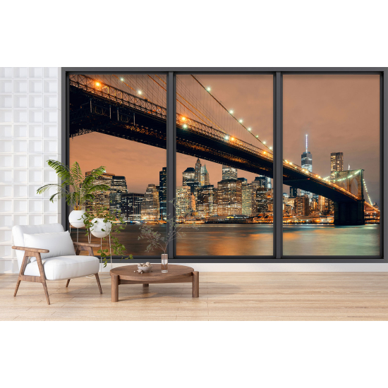 Carta da parati panoramica - Illusione ottica - New York