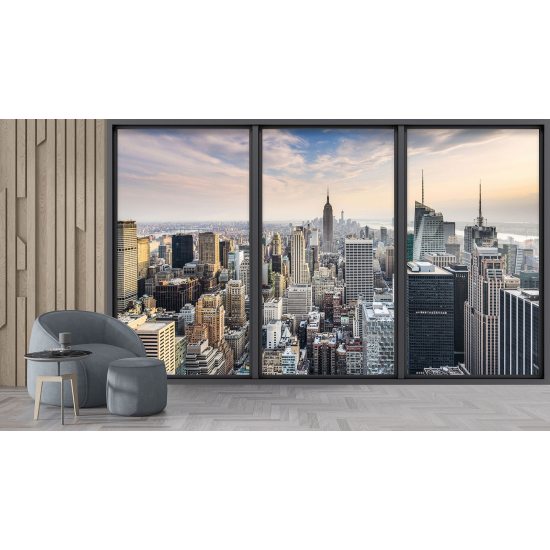 Carta da parati panoramica - Illusione ottica - New York