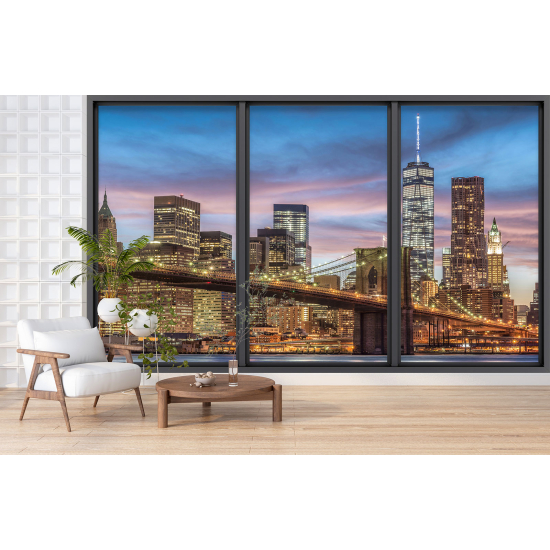 Carta da parati panoramica - Illusione ottica - New York