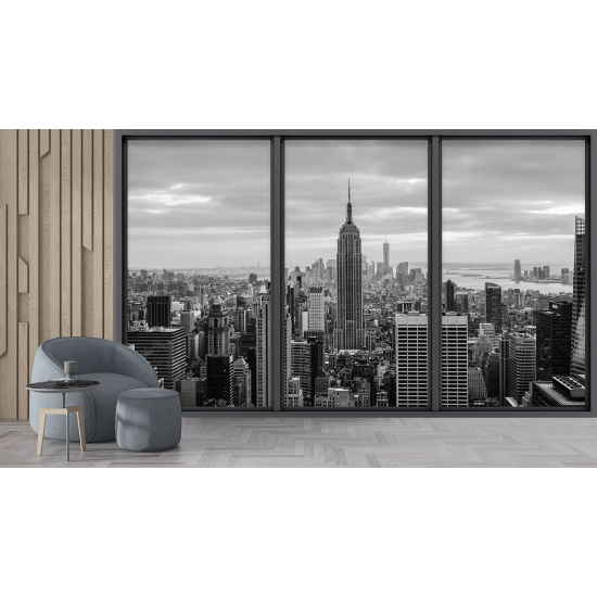 Carta da parati panoramica - Illusione ottica - New York