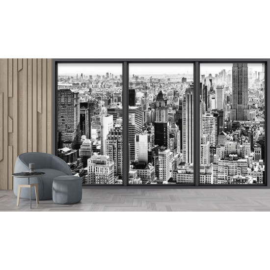 Carta da parati panoramica - Illusione ottica - New York