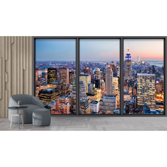 Carta da parati panoramica - Illusione ottica - New York
