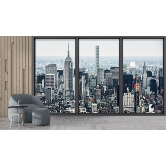 Carta da parati panoramica - Illusione ottica - New York
