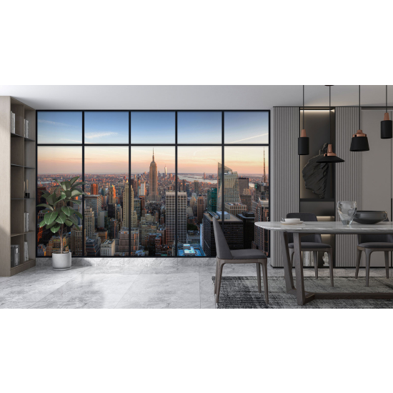 Carta da parati panoramica - Illusione ottica - New York