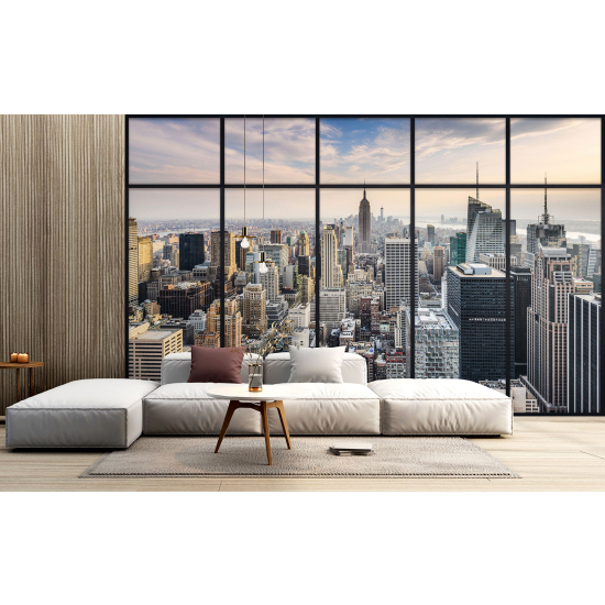Carta da parati panoramica - Illusione ottica - New York