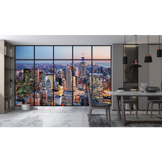 Carta da parati panoramica - Illusione ottica - New York