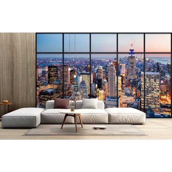 Carta da parati panoramica - Illusione ottica - New York