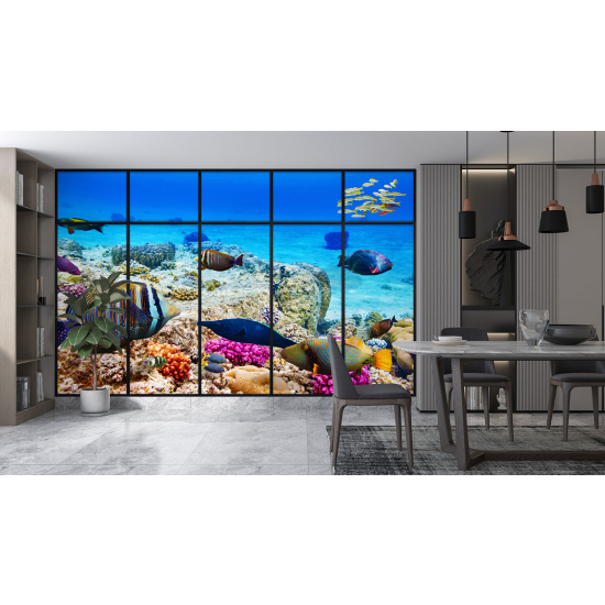 Carta da parati panoramica - Illusione ottica - Oceano