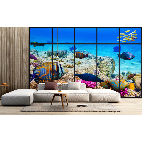 Carta da parati panoramica - Illusione ottica - Oceano