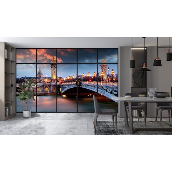 Carta da parati panoramica - Illusione ottica - Parigi