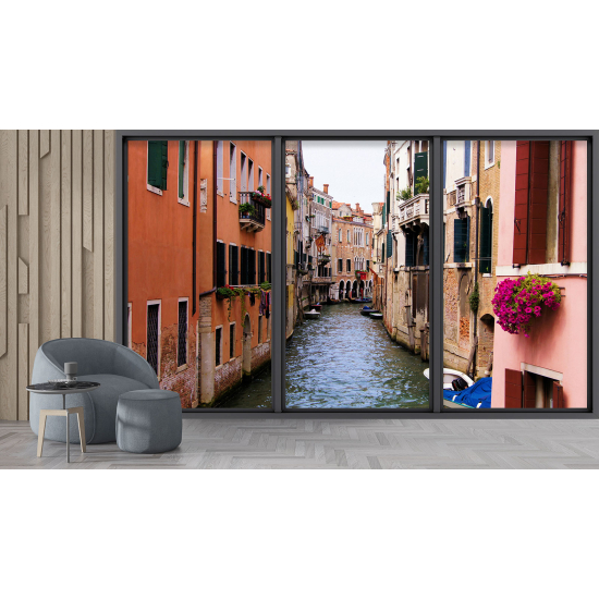 Carta da parati panoramica - Illusione ottica - Venezia