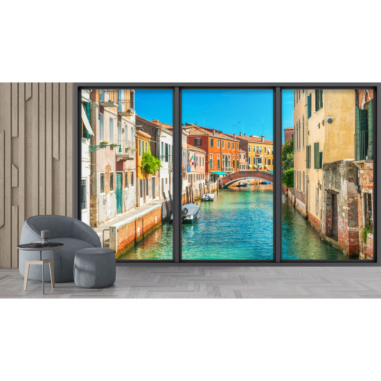 Carta da parati panoramica - Illusione ottica - Venezia