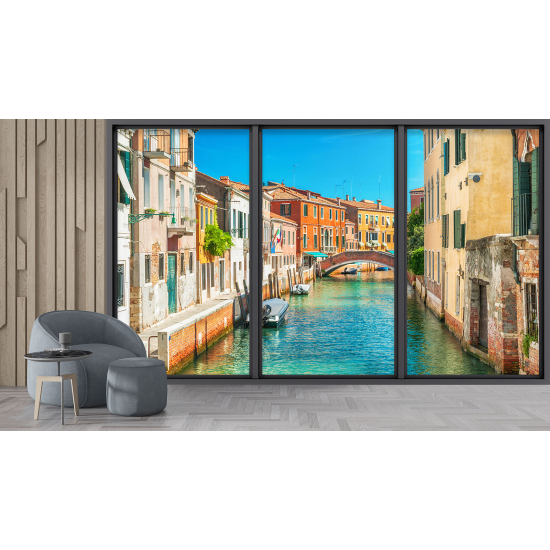 Carta da parati panoramica - Illusione ottica - Venezia