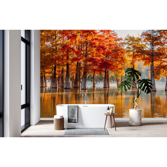 Carta da parati panoramica - Lago Autunno