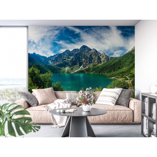 Carta da parati panoramica - Lago Montagne