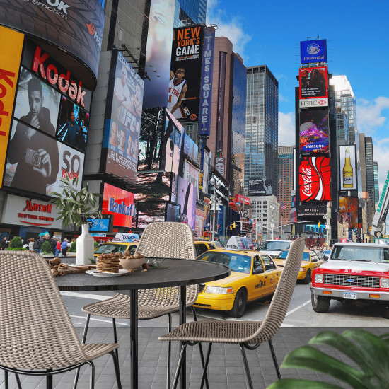 Carta da parati panoramica - New York Times Square