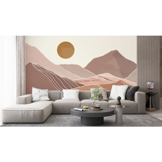Carta da parati panoramica - Paesaggio Boho