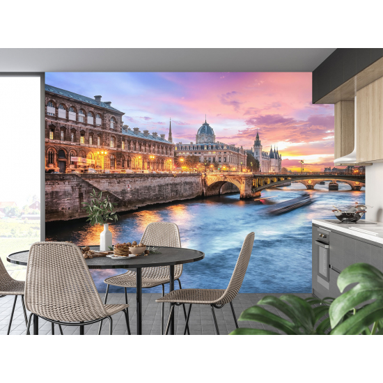 Carta da parati panoramica - Parigi la Senna