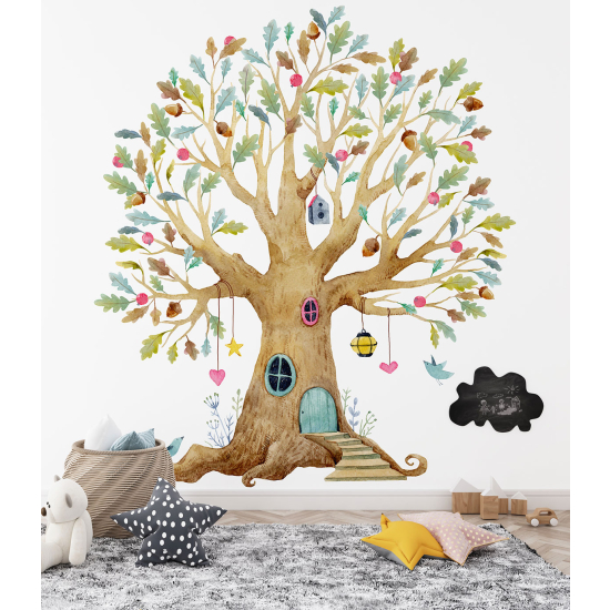 Carta da parati panoramica per bambini - Albero magico