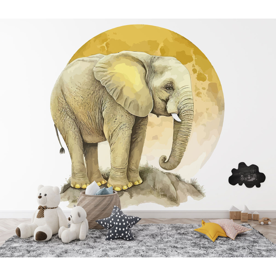Carta da parati panoramica per bambini - Elefante