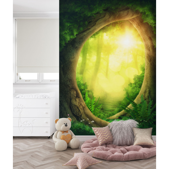 Carta da parati panoramica per bambini - Foresta