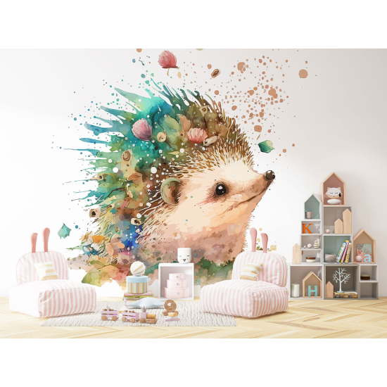 Carta da parati panoramica per bambini - Riccio