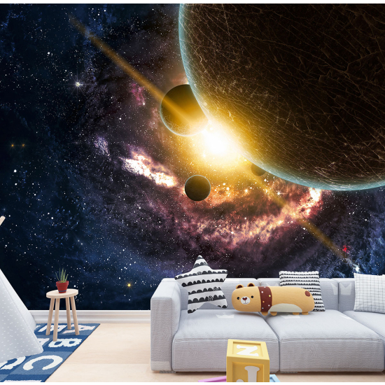 Carta da parati panoramica per bambini - Spazio
