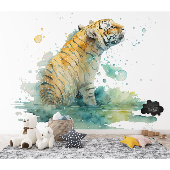 Carta da parati panoramica per bambini - Tigre
