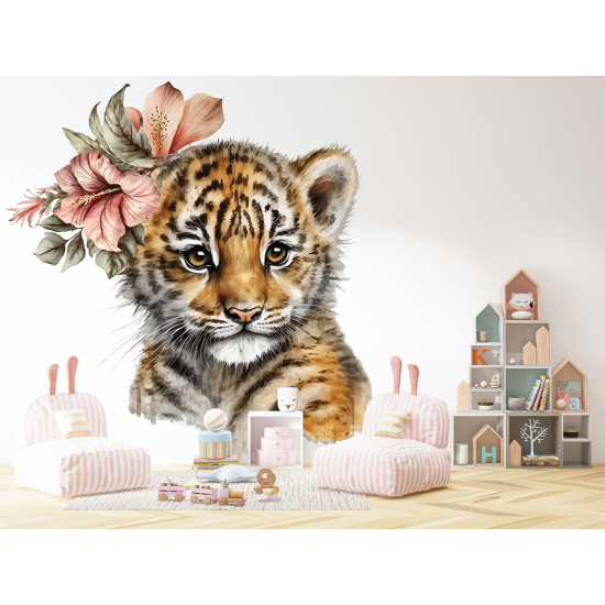 Carta da parati panoramica per bambini - Tigre
