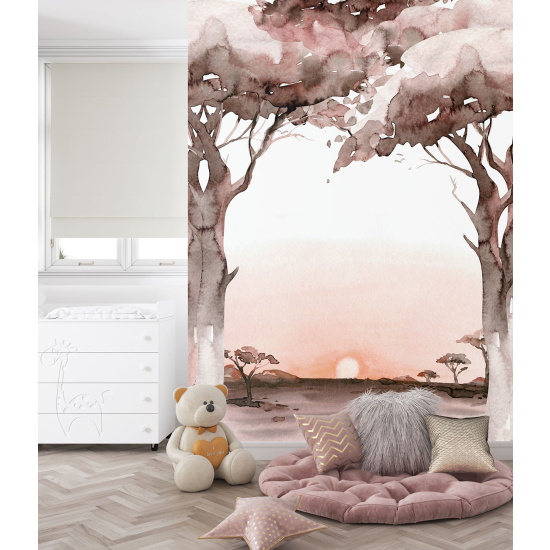 Carta da parati panoramica per bambini - Tramonto