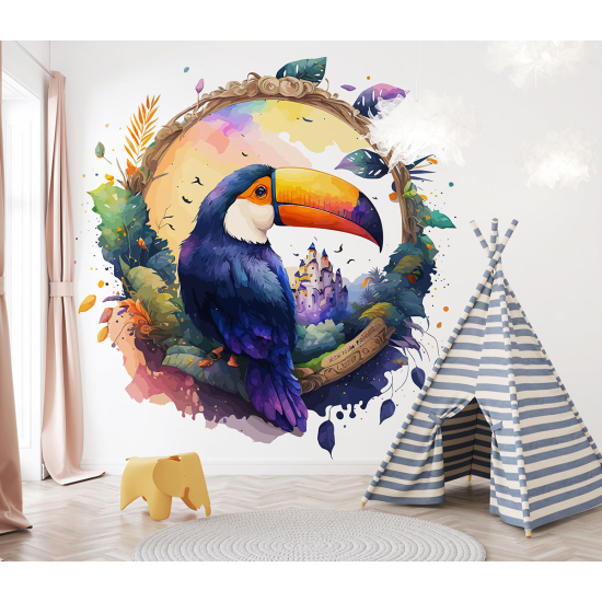 Carta da parati panoramica per bambini - Tucano