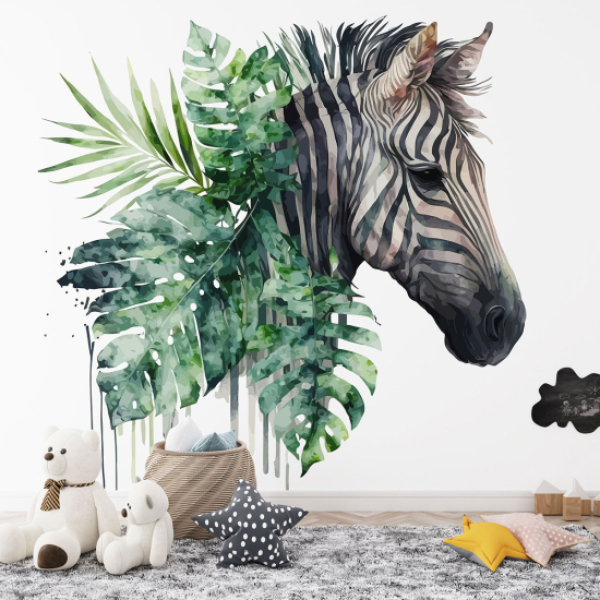 Carta da parati panoramica per bambini - Zebra