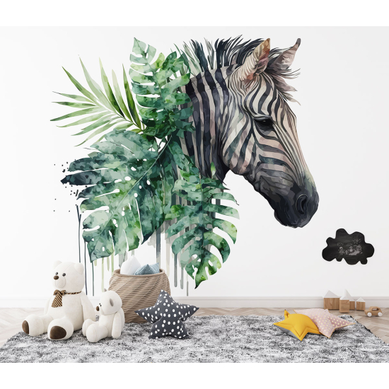 Carta da parati panoramica per bambini - Zebra